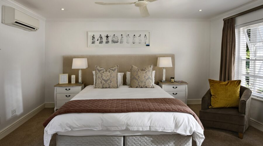 bedroom, interior design, bed